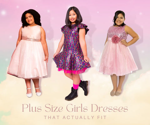 girls plus size dresses